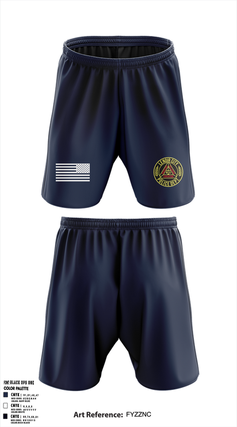 Athletic Shorts With Pockets, Lenoir City Police Department, , Teamtime, Team time, sublimation, custom sports apparel, team uniforms, spirit wear, spiritwear, sports uniforms, custom shirts, team store, custom team store, fundraiser sports, apparel fundraiser
