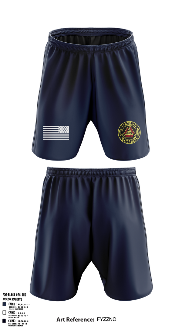 Athletic Shorts With Pockets, Lenoir City Police Department, , Teamtime, Team time, sublimation, custom sports apparel, team uniforms, spirit wear, spiritwear, sports uniforms, custom shirts, team store, custom team store, fundraiser sports, apparel fundraiser