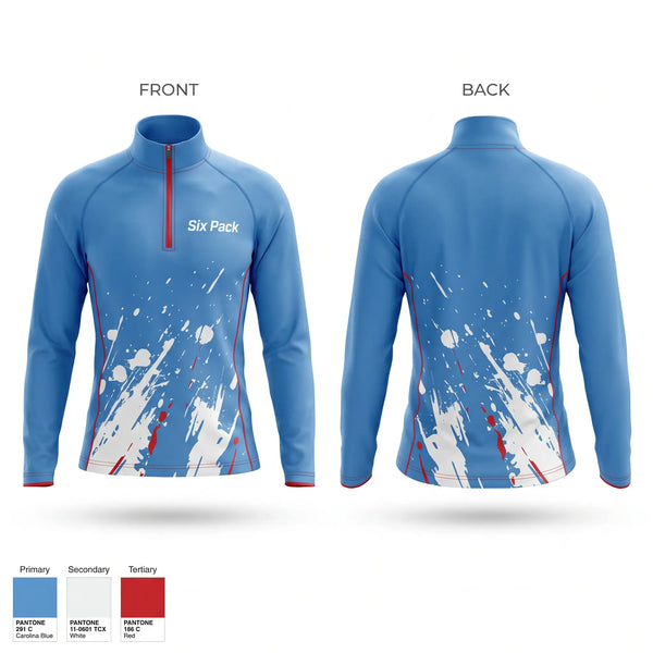 Quarter Zip Jacket, Six Pack, Men's Lacrosse, Teamtime, Team time, sublimation, custom sports apparel, team uniforms, spirit wear, spiritwear, sports uniforms, custom shirts, team store, custom team store, fundraiser sports, apparel fundraiser