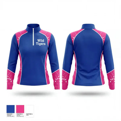 Wild Tigers 43409709 Quarter Zip Jacket - 1