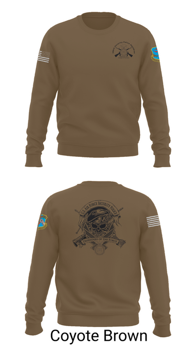 380th Security Police Squadron 85446587 Crew Neck Sweatshirt - 5
