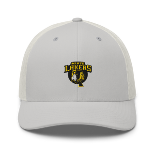 Minto Lakers Basketball Retro Trucker Hat | Yupoong 6606