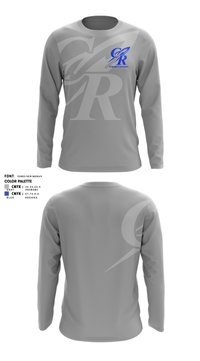 Central High School Track & Field 38219768 Long Sleeve Performance Shirt 2