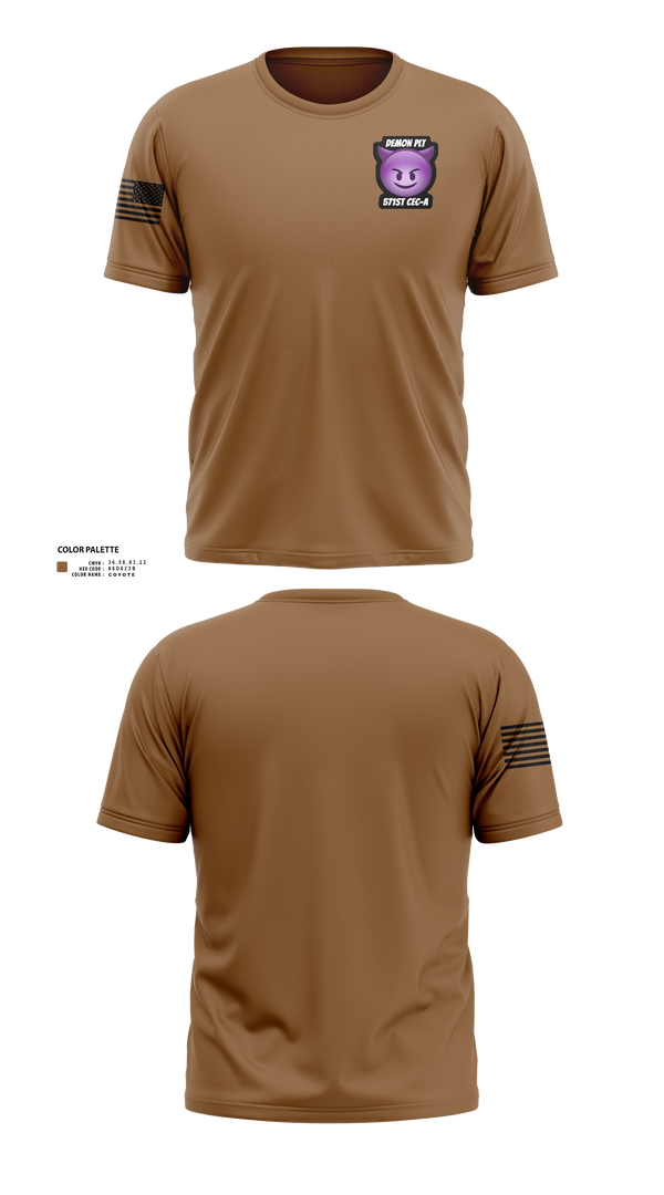 Short Sleeve Performance Shirt, Demon PLT, Army, Teamtime, Team time, sublimation, custom sports apparel, team uniforms, spirit wear, spiritwear, sports uniforms, custom shirts, team store, custom team store, fundraiser sports, apparel fundraiser