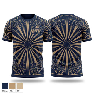 Short Sleeve Performance Shirt, Colorado City PD, Police, Teamtime, Team time, sublimation, custom sports apparel, team uniforms, spirit wear, spiritwear, sports uniforms, custom shirts, team store, custom team store, fundraiser sports, apparel fundraiser