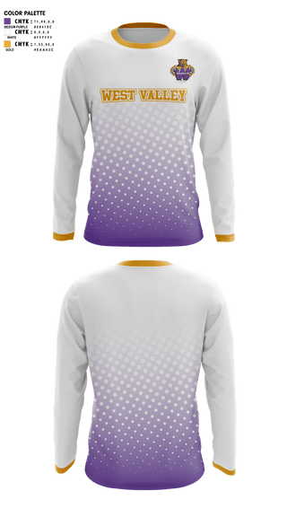 Long Sleeve Performance Shirt, West Valley, Track & Field, Teamtime, Team time, sublimation, custom sports apparel, team uniforms, spirit wear, spiritwear, sports uniforms, custom shirts, team store, custom team store, fundraiser sports, apparel fundraiser