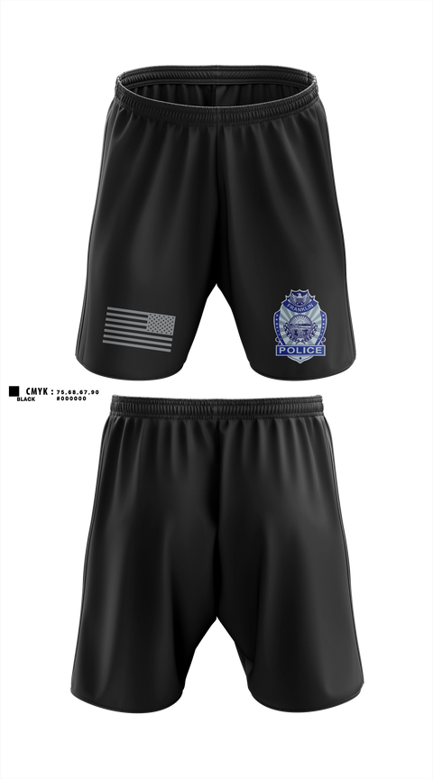 Athletic Shorts With Pockets, Franklin Police K9, Police, Teamtime, Team time, sublimation, custom sports apparel, team uniforms, spirit wear, spiritwear, sports uniforms, custom shirts, team store, custom team store, fundraiser sports, apparel fundraiser