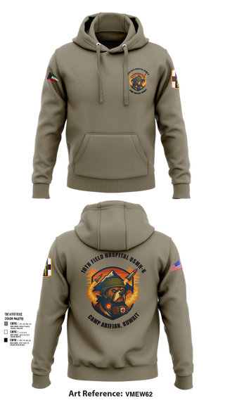 Hoodie, 10th Field Hospital (FWD), , Teamtime, Team time, sublimation, custom sports apparel, team uniforms, spirit wear, spiritwear, sports uniforms, custom shirts, team store, custom team store, fundraiser sports, apparel fundraiser