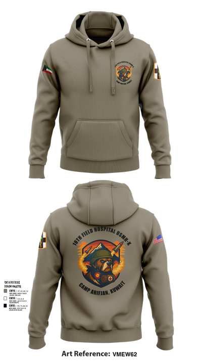 10th Field Hospital (FWD) 73609367 Hoodie - 101