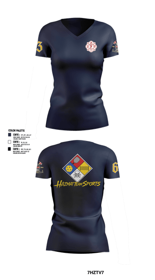 Womens Short Sleeve Vneck Shirt, Central Pierce Fire, Fire Department, Teamtime, Team time, sublimation, custom sports apparel, team uniforms, spirit wear, spiritwear, sports uniforms, custom shirts, team store, custom team store, fundraiser sports, apparel fundraiser