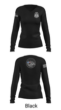 D3 Violent Crimes Reduction Team 16983979 Women's Long Sleeve V-neck Shirt - 23