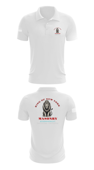 Short Sleeve Performance Polo, King of New York masonry, , Teamtime, Team time, sublimation, custom sports apparel, team uniforms, spirit wear, spiritwear, sports uniforms, custom shirts, team store, custom team store, fundraiser sports, apparel fundraiser