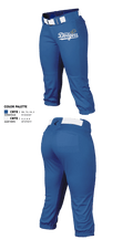 Lady Dodgers 30503998 Softball Pants - 2