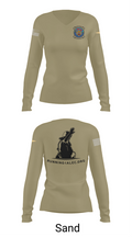 Tiger-43 85546110 Women's Long Sleeve V-neck Shirt - 97
