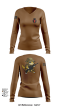 Task force Armadillo 97530409 Women's Long Sleeve V-neck Shirt - 101