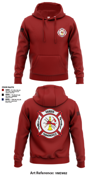 Hoodie, Sardis-Timmonsville fire department station 1, , Teamtime, Team time, sublimation, custom sports apparel, team uniforms, spirit wear, spiritwear, sports uniforms, custom shirts, team store, custom team store, fundraiser sports, apparel fundraiser