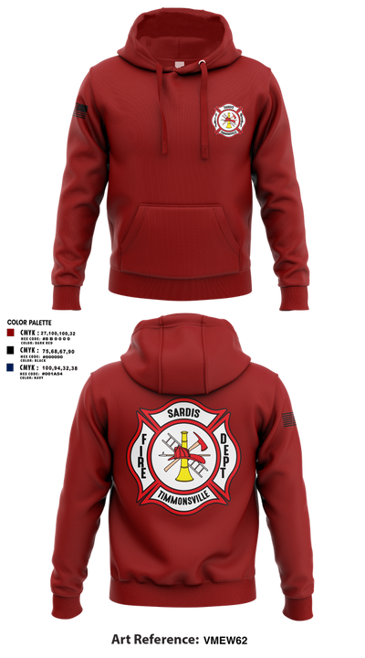 Sardis-Timmonsville fire department station 1 32598145 Hoodie - 1