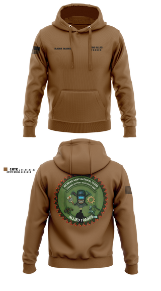Hoodie, CSMS ALLIED TRADES, National Guard, Teamtime, Team time, sublimation, custom sports apparel, team uniforms, spirit wear, spiritwear, sports uniforms, custom shirts, team store, custom team store, fundraiser sports, apparel fundraiser