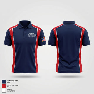 Short Sleeve Performance Polo, Canadian Volunteer Fire Department, Fire Department, Teamtime, Team time, sublimation, custom sports apparel, team uniforms, spirit wear, spiritwear, sports uniforms, custom shirts, team store, custom team store, fundraiser sports, apparel fundraiser