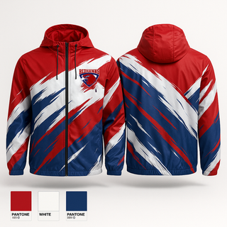 Windbreaker, Touchet Redhawks Basketball, Men's Basketball, Teamtime, Team time, sublimation, custom sports apparel, team uniforms, spirit wear, spiritwear, sports uniforms, custom shirts, team store, custom team store, fundraiser sports, apparel fundraiser