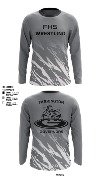 Long Sleeve Performance Shirt, Farrington GOVs, Wrestling, Teamtime, Team time, sublimation, custom sports apparel, team uniforms, spirit wear, spiritwear, sports uniforms, custom shirts, team store, custom team store, fundraiser sports, apparel fundraiser