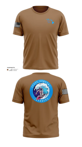 Short Sleeve Performance Shirt, Space Company, Army, Teamtime, Team time, sublimation, custom sports apparel, team uniforms, spirit wear, spiritwear, sports uniforms, custom shirts, team store, custom team store, fundraiser sports, apparel fundraiser