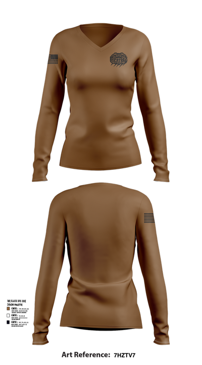 Alligator Alcatraz Women's Long Sleeve V-neck Shirt - 101