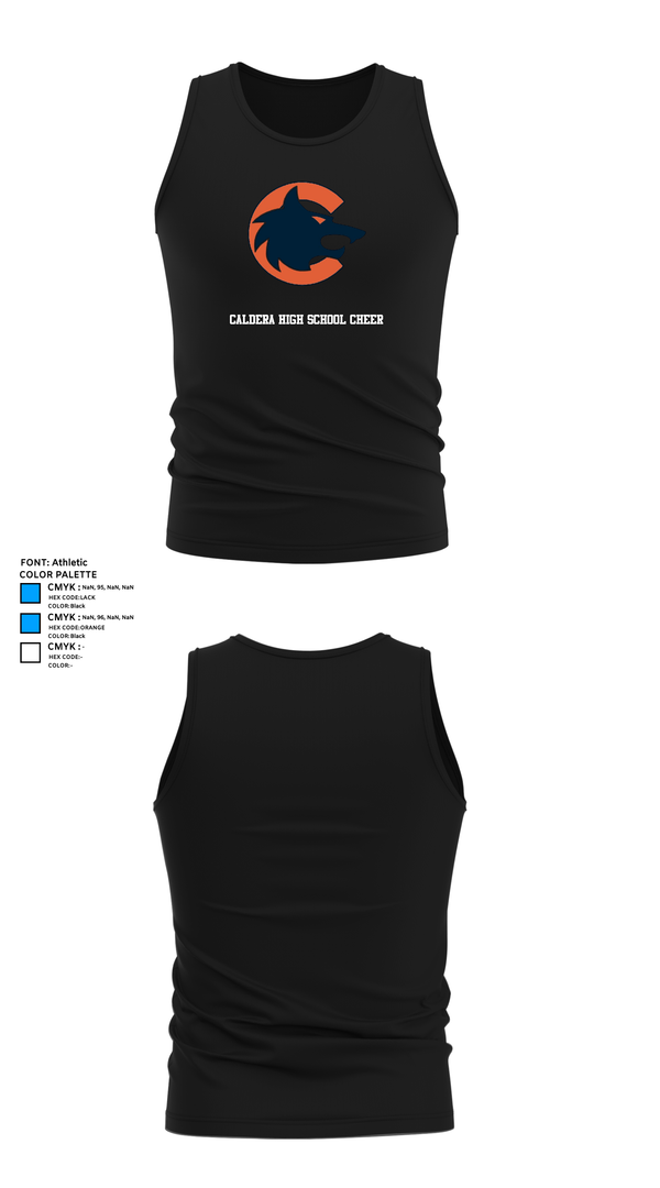 Tank Top, Caldera High School Cheer, Cheer, Teamtime, Team time, sublimation, custom sports apparel, team uniforms, spirit wear, spiritwear, sports uniforms, custom shirts, team store, custom team store, fundraiser sports, apparel fundraiser