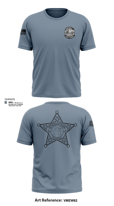 District I Street Crimes 1468514 Short Sleeve Performance Shirt - 107