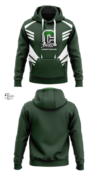 Hoodie, Cloudcroft Bears Band, Spirit Store, Teamtime, Team time, sublimation, custom sports apparel, team uniforms, spirit wear, spiritwear, sports uniforms, custom shirts, team store, custom team store, fundraiser sports, apparel fundraiser