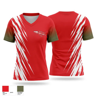 Womens Short Sleeve Vneck Shirt, Erwin Warriors, Men's Soccer, Teamtime, Team time, sublimation, custom sports apparel, team uniforms, spirit wear, spiritwear, sports uniforms, custom shirts, team store, custom team store, fundraiser sports, apparel fundraiser