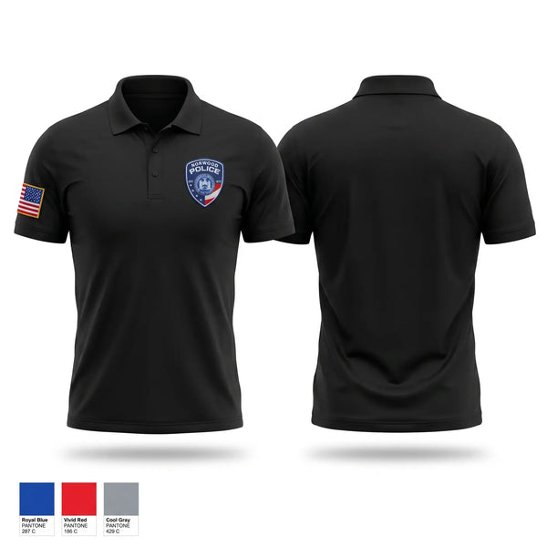Short Sleeve Performance Polo, Norwood Village Police Department, Police, Teamtime, Team time, sublimation, custom sports apparel, team uniforms, spirit wear, spiritwear, sports uniforms, custom shirts, team store, custom team store, fundraiser sports, apparel fundraiser