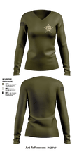 Highland County Sheriff’s Office Tactical Response Team 90064233 Women's Long Sleeve V-neck Shirt - 1