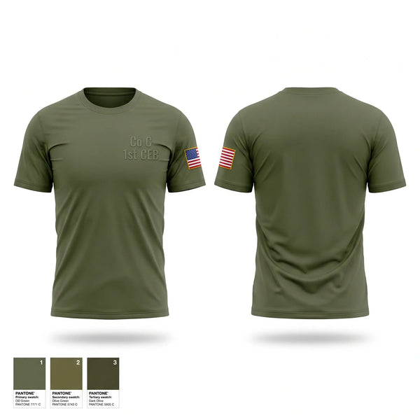 Short Sleeve Performance Shirt, Co C, 1st CEB, Marines, Teamtime, Team time, sublimation, custom sports apparel, team uniforms, spirit wear, spiritwear, sports uniforms, custom shirts, team store, custom team store, fundraiser sports, apparel fundraiser
