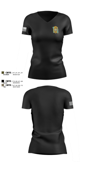 Womens Short Sleeve Vneck Shirt, Knob Noster Police, Police, Teamtime, Team time, sublimation, custom sports apparel, team uniforms, spirit wear, spiritwear, sports uniforms, custom shirts, team store, custom team store, fundraiser sports, apparel fundraiser