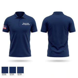 Short Sleeve Performance Polo, Munroe falls fire department, Fire Department, Teamtime, Team time, sublimation, custom sports apparel, team uniforms, spirit wear, spiritwear, sports uniforms, custom shirts, team store, custom team store, fundraiser sports, apparel fundraiser