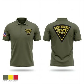 Short Sleeve Performance Polo, WVSP, Police, Teamtime, Team time, sublimation, custom sports apparel, team uniforms, spirit wear, spiritwear, sports uniforms, custom shirts, team store, custom team store, fundraiser sports, apparel fundraiser