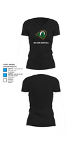 Reig Rams Basketball 42158079 Women's Short Sleeve V-neck Shirt - 37