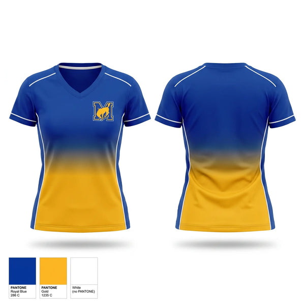 Womens Short Sleeve Vneck Shirt, Marian Colts, Baseball, Teamtime, Team time, sublimation, custom sports apparel, team uniforms, spirit wear, spiritwear, sports uniforms, custom shirts, team store, custom team store, fundraiser sports, apparel fundraiser