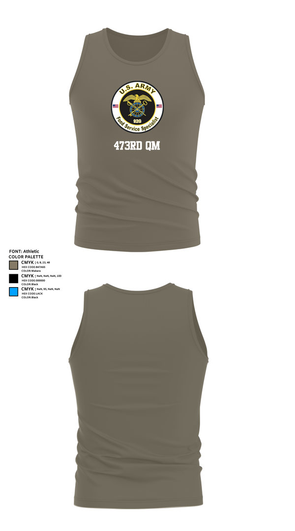 Tank Top, 473rd QM, , Teamtime, Team time, sublimation, custom sports apparel, team uniforms, spirit wear, spiritwear, sports uniforms, custom shirts, team store, custom team store, fundraiser sports, apparel fundraiser