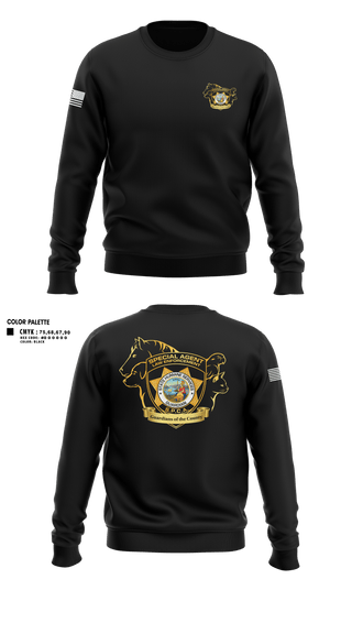 Crew Neck Sweatshirt, State Humane Services, Guardian SPCA, Police, Teamtime, Team time, sublimation, custom sports apparel, team uniforms, spirit wear, spiritwear, sports uniforms, custom shirts, team store, custom team store, fundraiser sports, apparel fundraiser