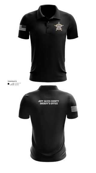 Short Sleeve Performance Polo, Jeff Davis County Sheriff’s Office, Police, Teamtime, Team time, sublimation, custom sports apparel, team uniforms, spirit wear, spiritwear, sports uniforms, custom shirts, team store, custom team store, fundraiser sports, apparel fundraiser