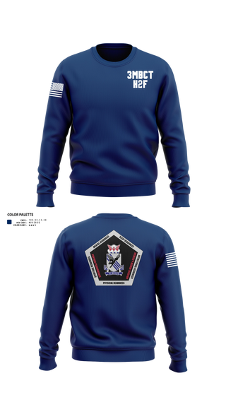Crew Neck Sweatshirt, 3BCT H2F, Army, Teamtime, Team time, sublimation, custom sports apparel, team uniforms, spirit wear, spiritwear, sports uniforms, custom shirts, team store, custom team store, fundraiser sports, apparel fundraiser