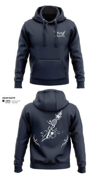 Hoodie, Irvington High School Badminton, Spirit Store, Teamtime, Team time, sublimation, custom sports apparel, team uniforms, spirit wear, spiritwear, sports uniforms, custom shirts, team store, custom team store, fundraiser sports, apparel fundraiser