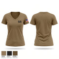 519 Women's Short Sleeve V-neck Shirt - 1
