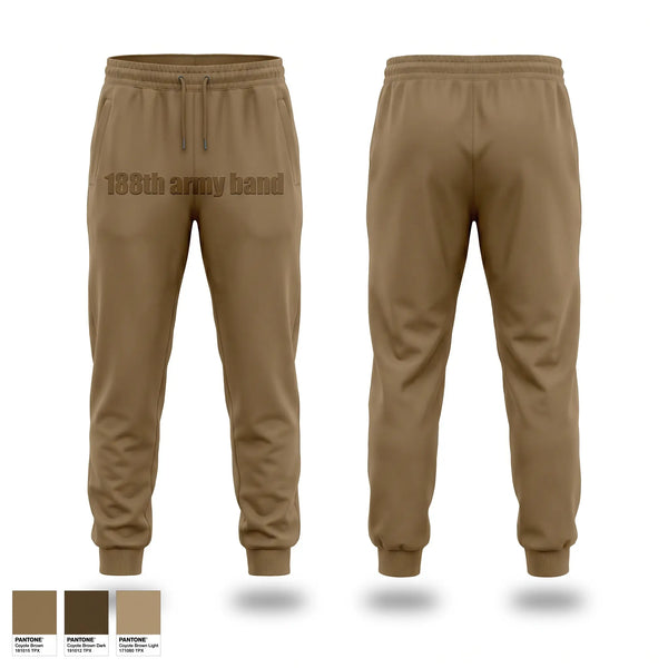 Sweatpants, 188th army band, National Guard, Teamtime, Team time, sublimation, custom sports apparel, team uniforms, spirit wear, spiritwear, sports uniforms, custom shirts, team store, custom team store, fundraiser sports, apparel fundraiser