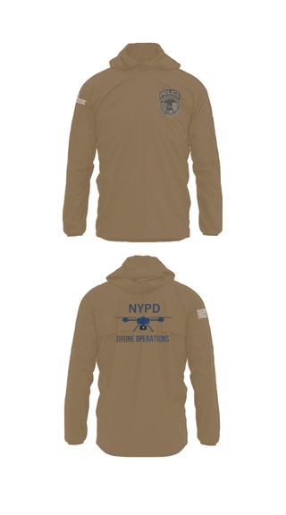 Windbreaker, NYPD TARU, Police, Teamtime, Team time, sublimation, custom sports apparel, team uniforms, spirit wear, spiritwear, sports uniforms, custom shirts, team store, custom team store, fundraiser sports, apparel fundraiser