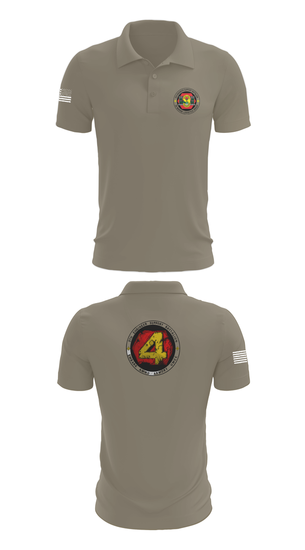 Short Sleeve Performance Polo, 9th Engineer Support Battalion, Marines, Teamtime, Team time, sublimation, custom sports apparel, team uniforms, spirit wear, spiritwear, sports uniforms, custom shirts, team store, custom team store, fundraiser sports, apparel fundraiser