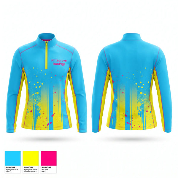 Quarter Zip Jacket, Pittsgrove IronPigs, Baseball, Teamtime, Team time, sublimation, custom sports apparel, team uniforms, spirit wear, spiritwear, sports uniforms, custom shirts, team store, custom team store, fundraiser sports, apparel fundraiser