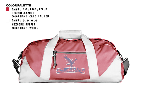 Duffle Bag, Academy of Careers and Exploration Football, , Teamtime, Team time, sublimation, custom sports apparel, team uniforms, spirit wear, spiritwear, sports uniforms, custom shirts, team store, custom team store, fundraiser sports, apparel fundraiser